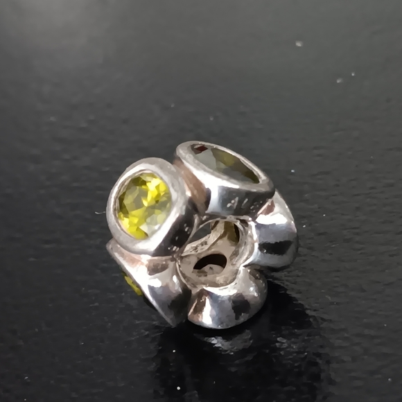 Authentic PANDORA Green Oval Lights Charm - Picture 3 of 3